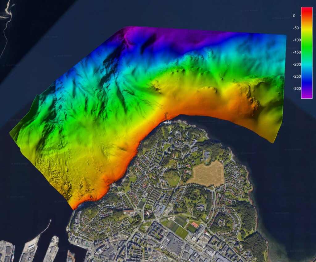 DTM of Trondheim Fjord
